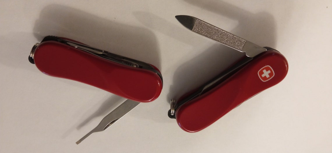 Wenger Swiss Army Knife Nail Clipper AT Red 16918 Etsy