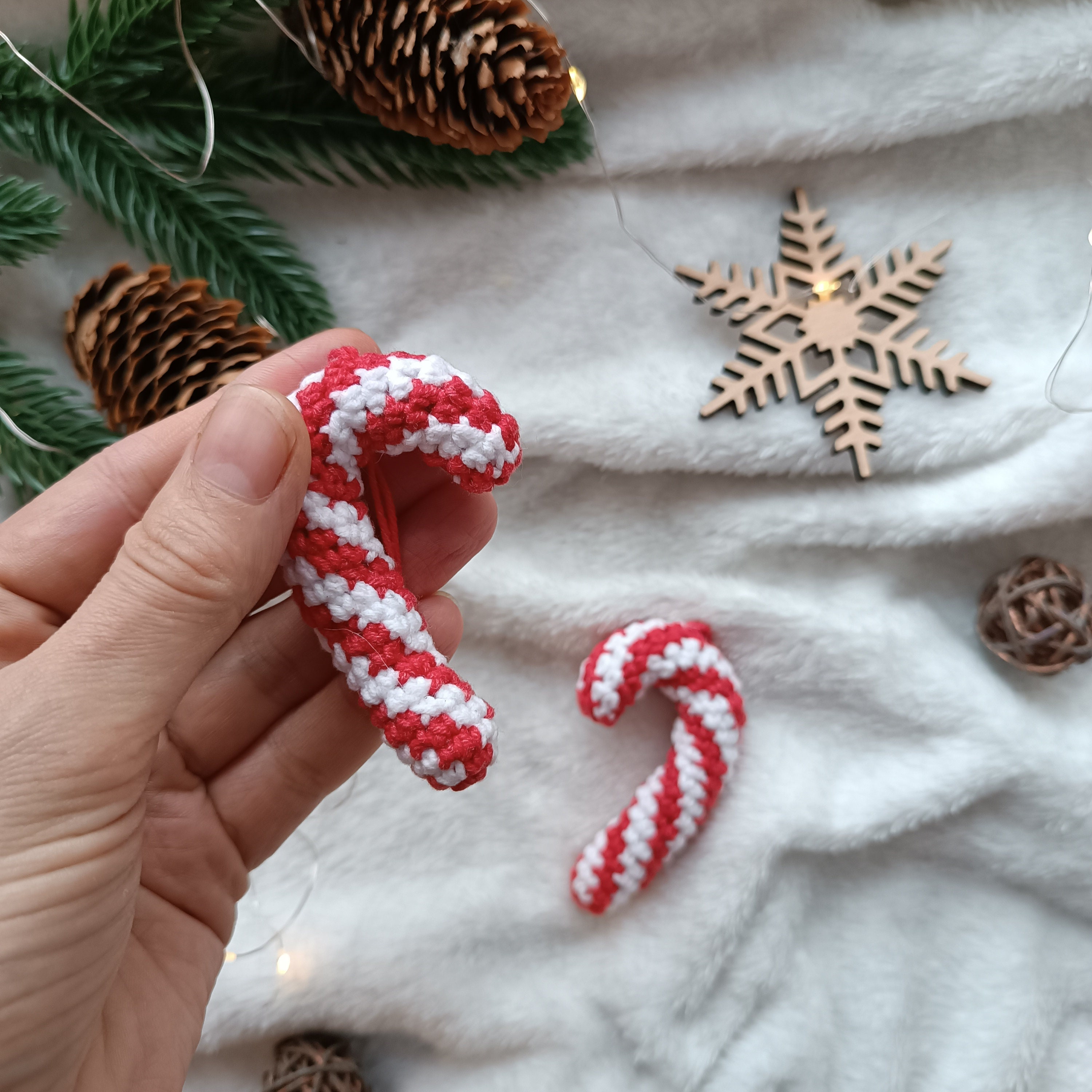 Crochet Pattern Candy Cane, PDF Amigurumi PATTERN Candy Cane - Etsy