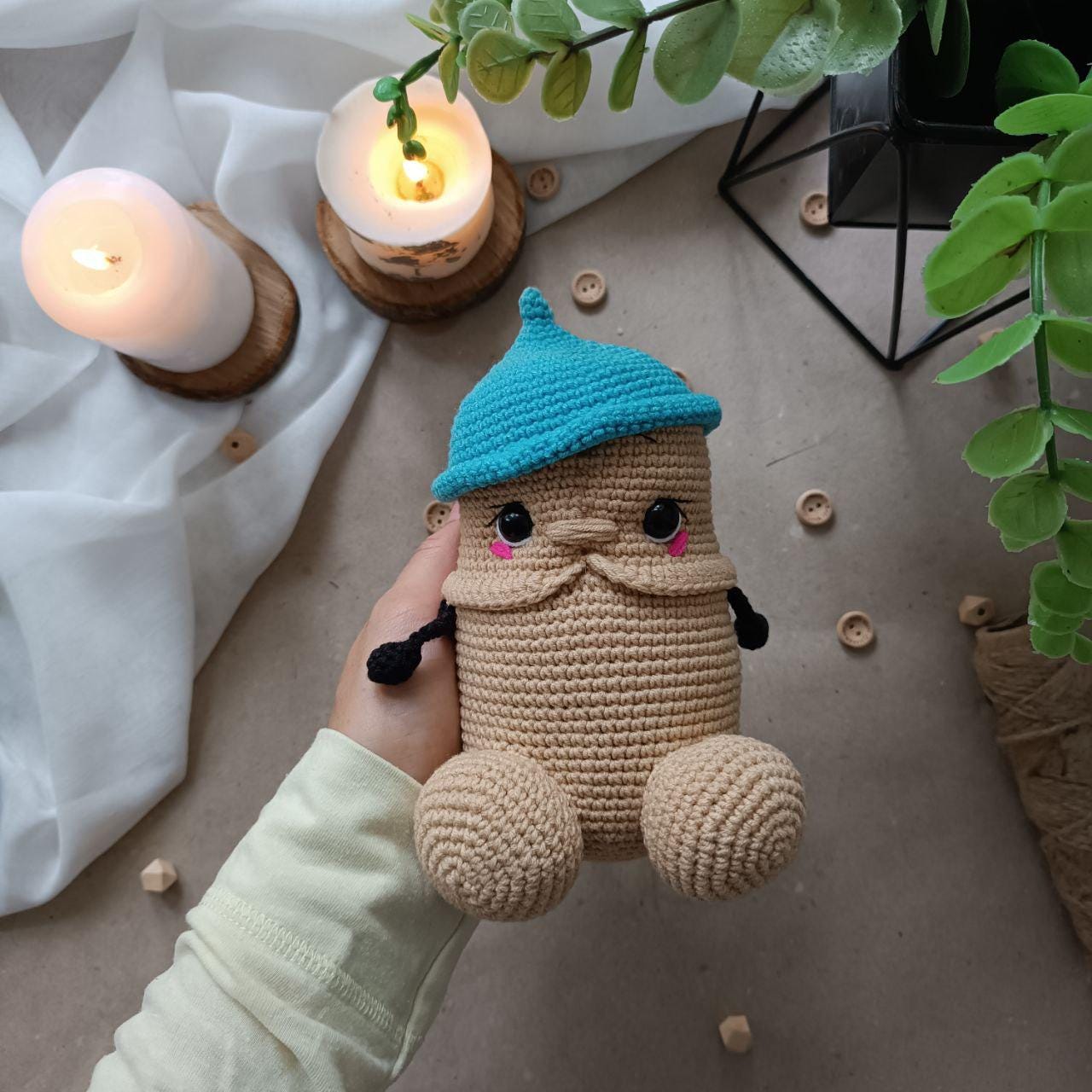 Funny Crochet Plush Toy – Handmade Gag Gift, Amigurumi Novelty