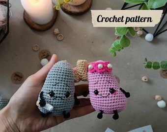 Crochet pattern lungs, amigurumi lungs, anatomical lungs crochet pattern, crochet body pats, gift for doctor or joke gift