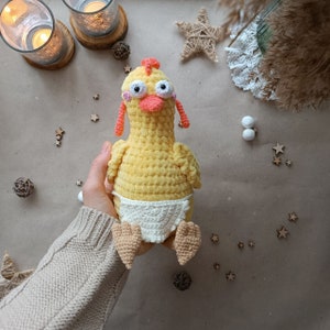 Crochet pattern Easter chicken, amigurumi Easter chicken, Easter crochet pattern imagem 5