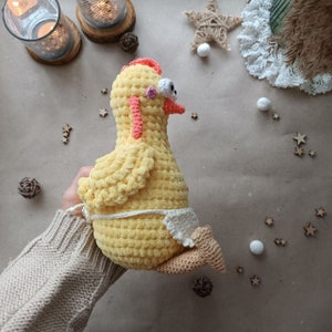 Crochet pattern Easter chicken, amigurumi Easter chicken, Easter crochet pattern imagem 6