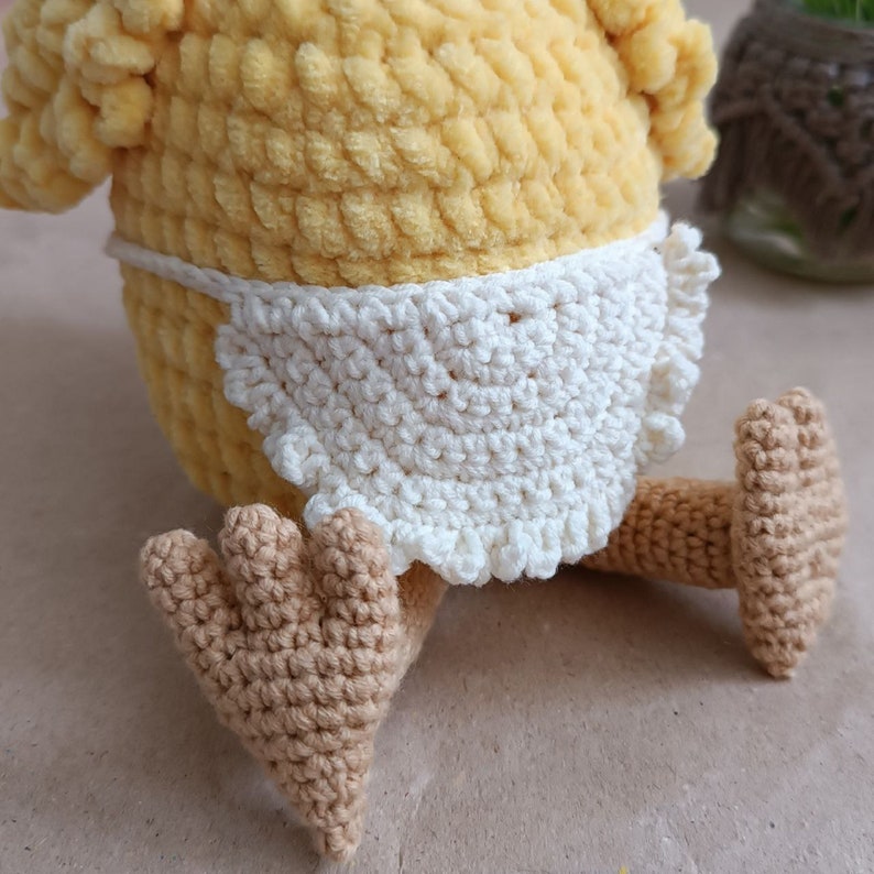 Crochet pattern Easter chicken, amigurumi Easter chicken, Easter crochet pattern imagem 8