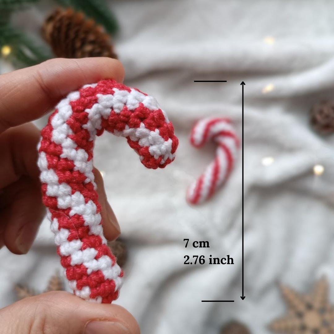 Crochet Pattern Candy Cane, PDF Amigurumi PATTERN Candy Cane - Etsy