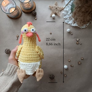 Crochet pattern Easter chicken, amigurumi Easter chicken, Easter crochet pattern imagem 2