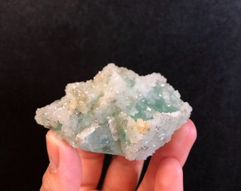 Green Fluorite with Quartz and Pyrite | Sugar Fluorite