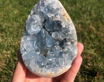 Celestite Egg Geode