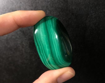 Malachite Palm Stone