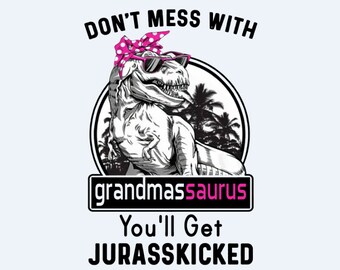 Download Grandmasaurus Svg Etsy