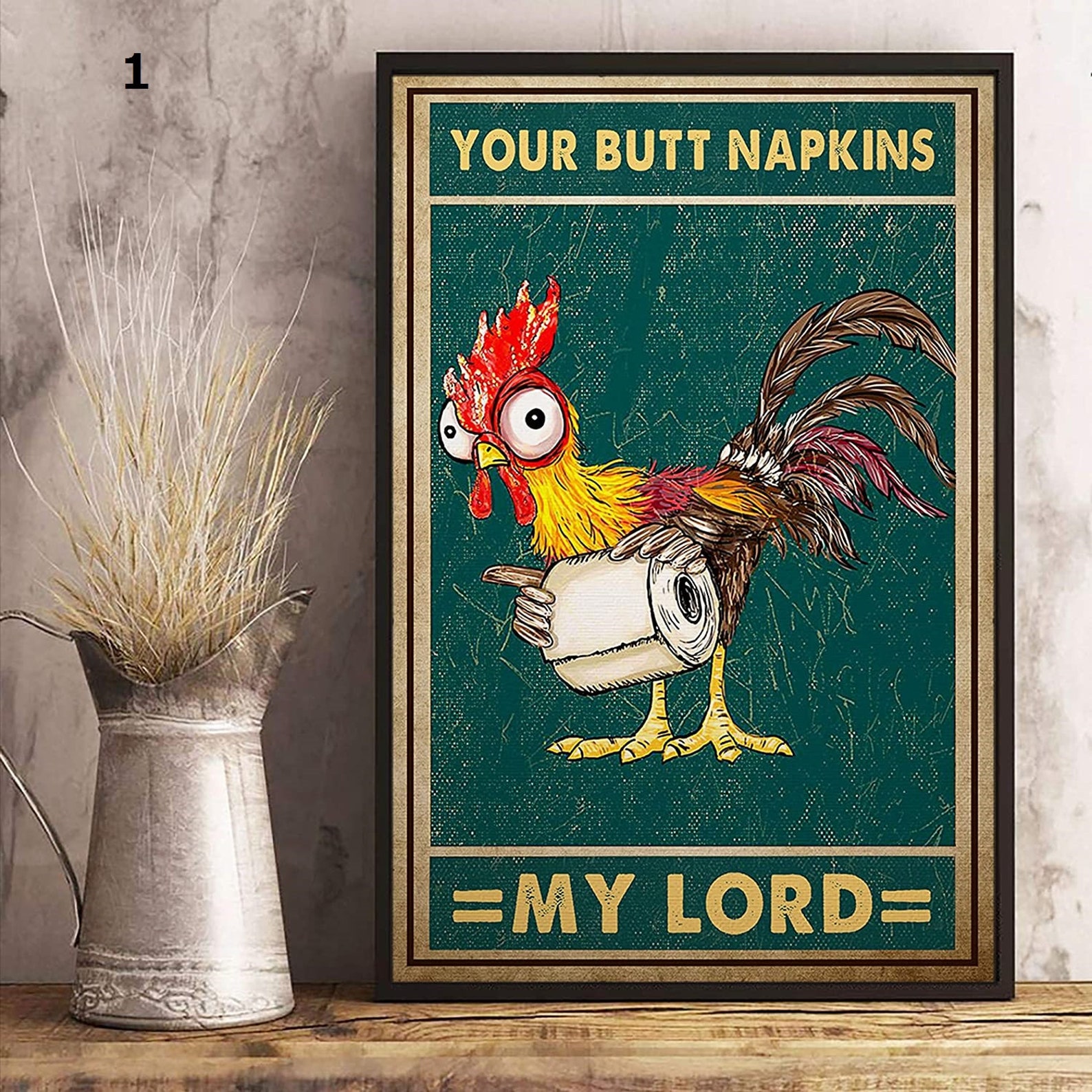 Your Butt Napkins My Lord Poster No Frame / Canvas With Etsy