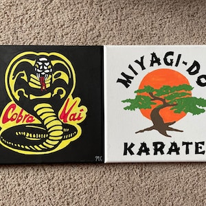Cobra Kai & Miyagi-Do Paintings