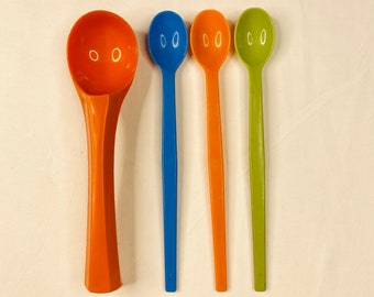 MCM Ice Cream Scooper and Set of 3 Spoons