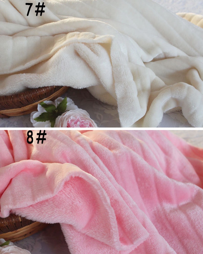 Thick Flannel Fabric, Doublesided Fleece Fabric, Coral Fleece Fabric