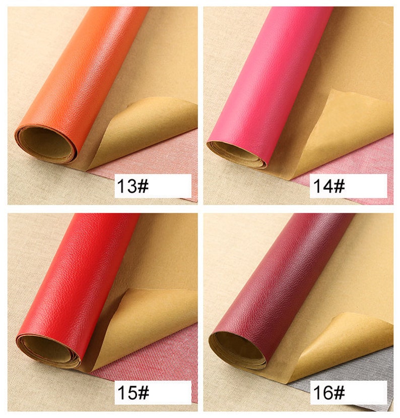 Selfadhesive Leather Fabric Faux Leather Fabric Sofa Etsy