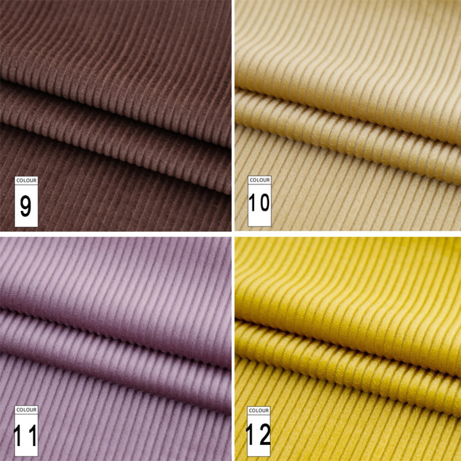 Corduroy Fabric Solid Color Corduroy 8 Wales Corduroy Etsy