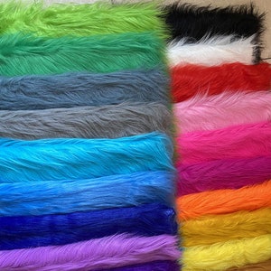 Plush Fabric, 12cm Long Fluffy Fabric, Faux Fur Fabric, Long Pile Fur, Cosplay Fur, Newborn Photo Prop, Craft Fur, By The Half Yard