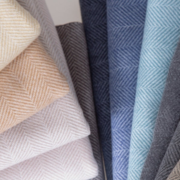 Tissu de laine texturé, tissu de manteau, tissu de fausse laine, tissu d’hiver d’automne, tissu de vêtements, tissu de couture, par la demi-cour