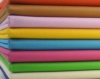 Faux Leather Fabric By The Yard, Fake Leather Fabric, Artificial Leather, Sewing Leather, Craft Supply, DIY, Upholstery