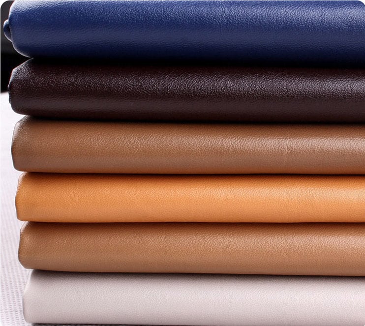 Faux Leather Fabric, Artificial Leather Fabric, Small Textured PU