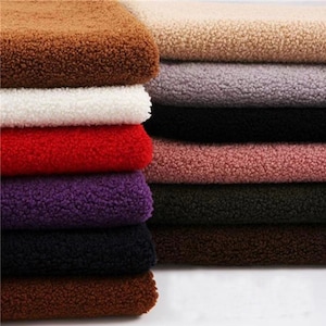 Tela de felpa de peluche, Tela de sherpa, Tela de juguetes, Tela de prendas de vestir, Tela de tapicería, Por medio patio