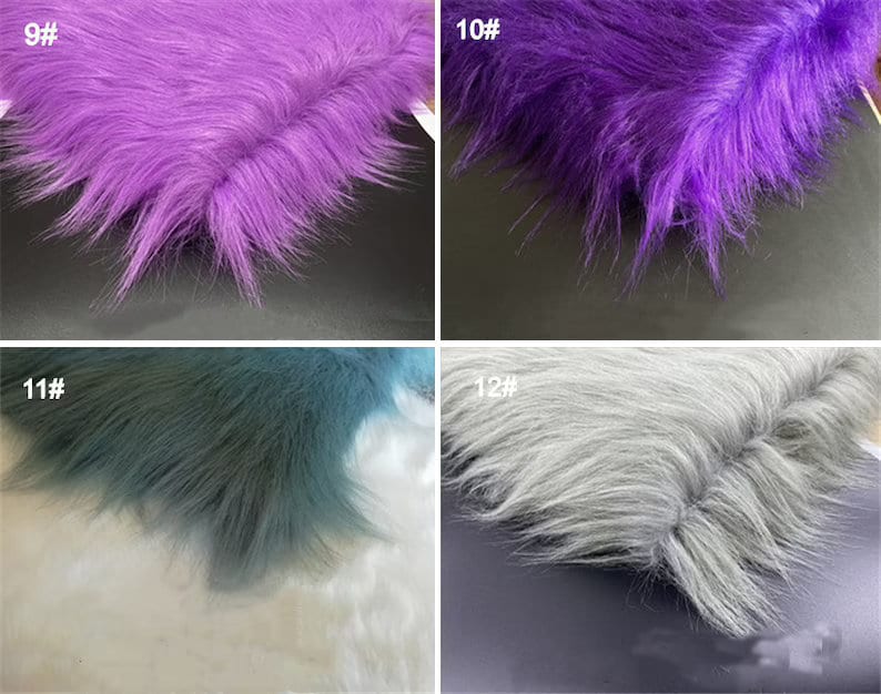 Plush Fabric, 12cm Long Fluffy Fabric, Faux Fur Fabric, Long Pile Fur