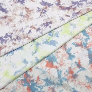 Colored Denim Tie Dye Fabric, Medium Weight Denim Fabric, Cotton Denim, Printed Denim, Soft Denim, Jeans Fabric,By The Half Yard
