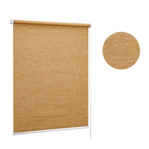 Beautiful Bamboo-Like Stylish Natural Roller Blind, Choice of 16 Width Sizes, 150cm Drop