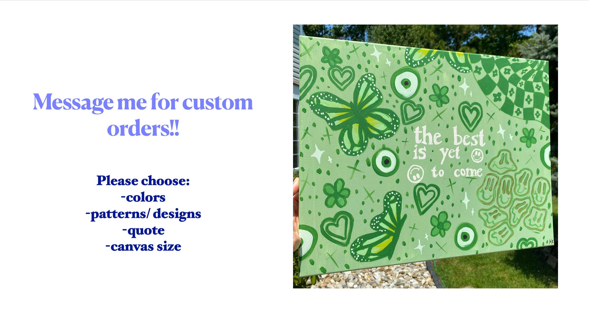 Custom College Logo Canvas Etsy