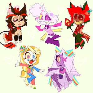 Hazbin Hotel Candy Trickster Charms