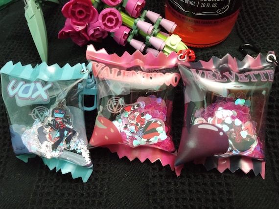 Hazbin Hotel The Vees Candy Bag Charms