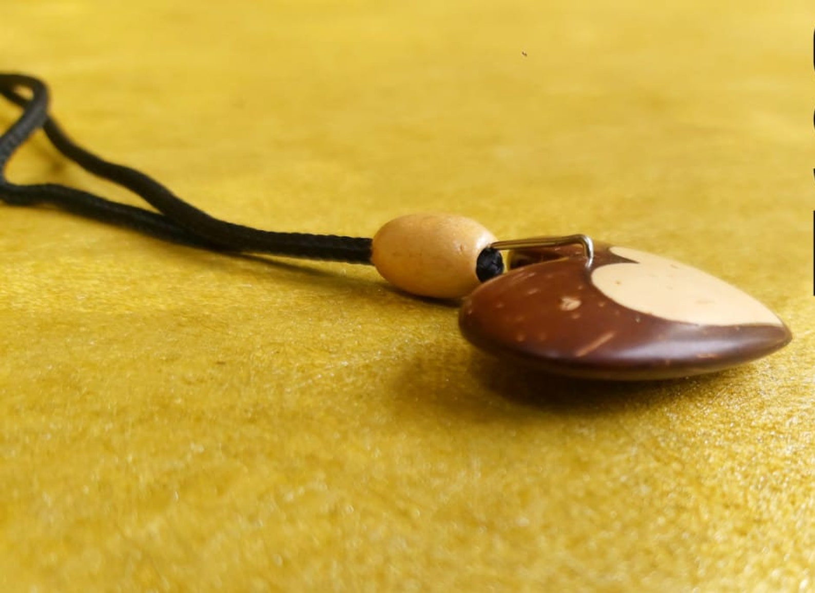 Coconut shell necklace handmade items Etsy