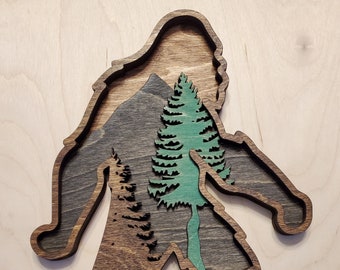 Sasquatch wall decor