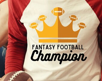 Fantasy Football Champion design | INSTANT DOWNLOAD DESIGN | Cricut cut file | Fantasy Football | svg, png, pdf