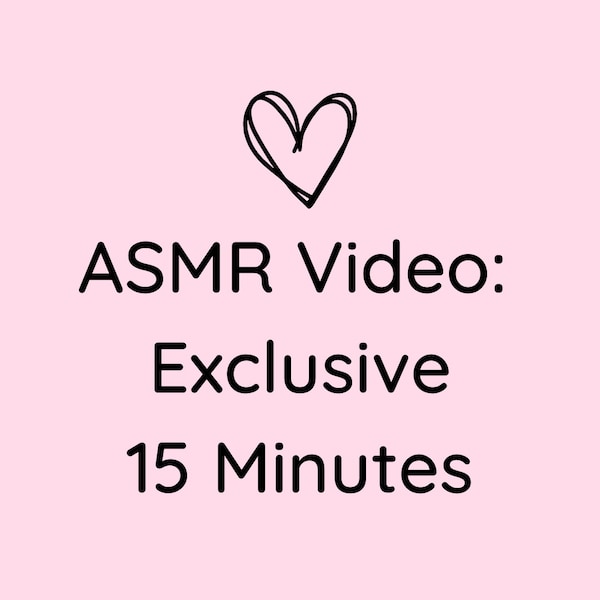 Exklusives 15 Minuten ASMR Custom Video