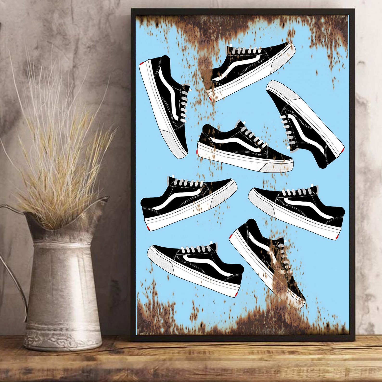 Converse Shoes wall art Poster Sneaker Fashion Style Hype | Etsy