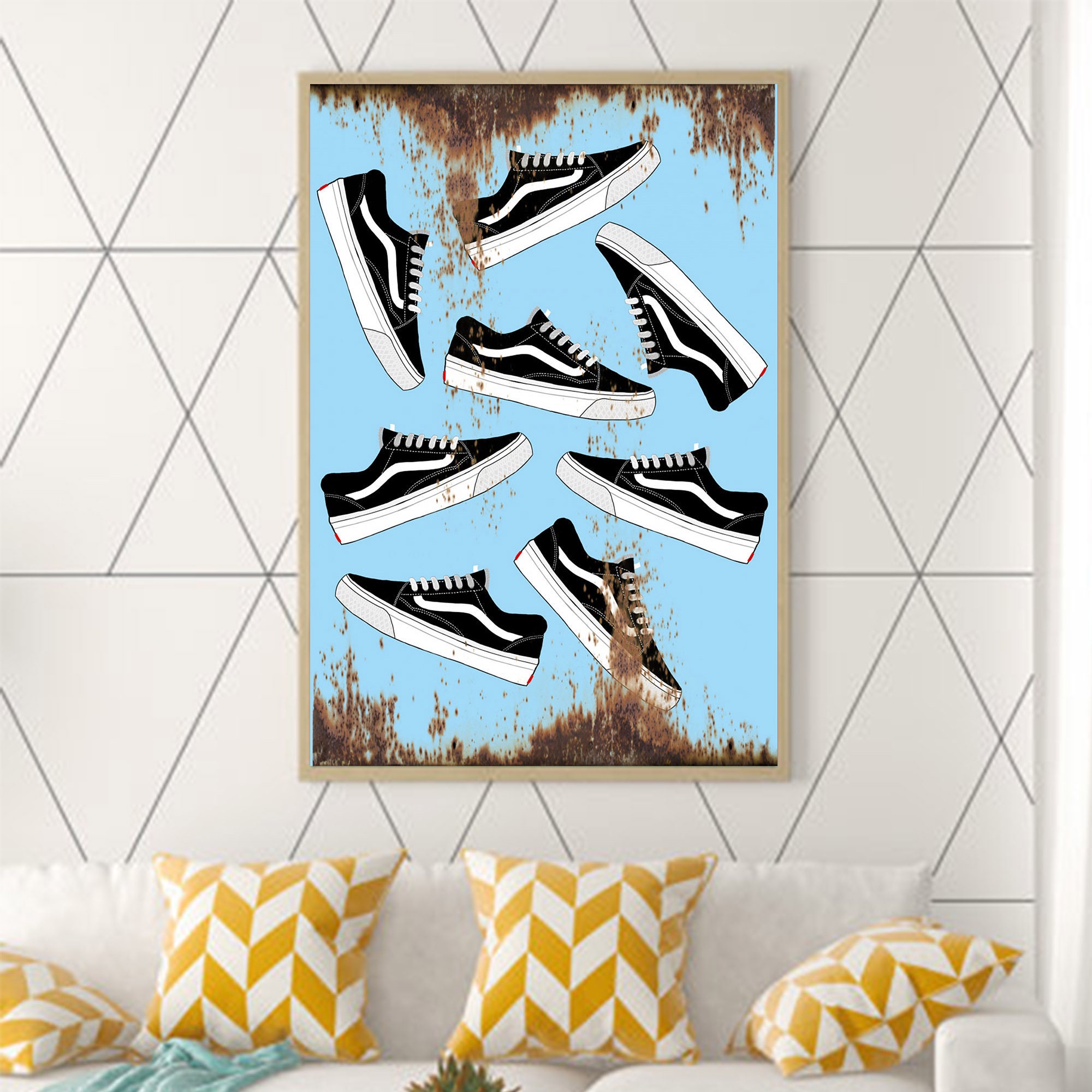 Converse Shoes wall art Poster Sneaker Fashion Style Hype | Etsy