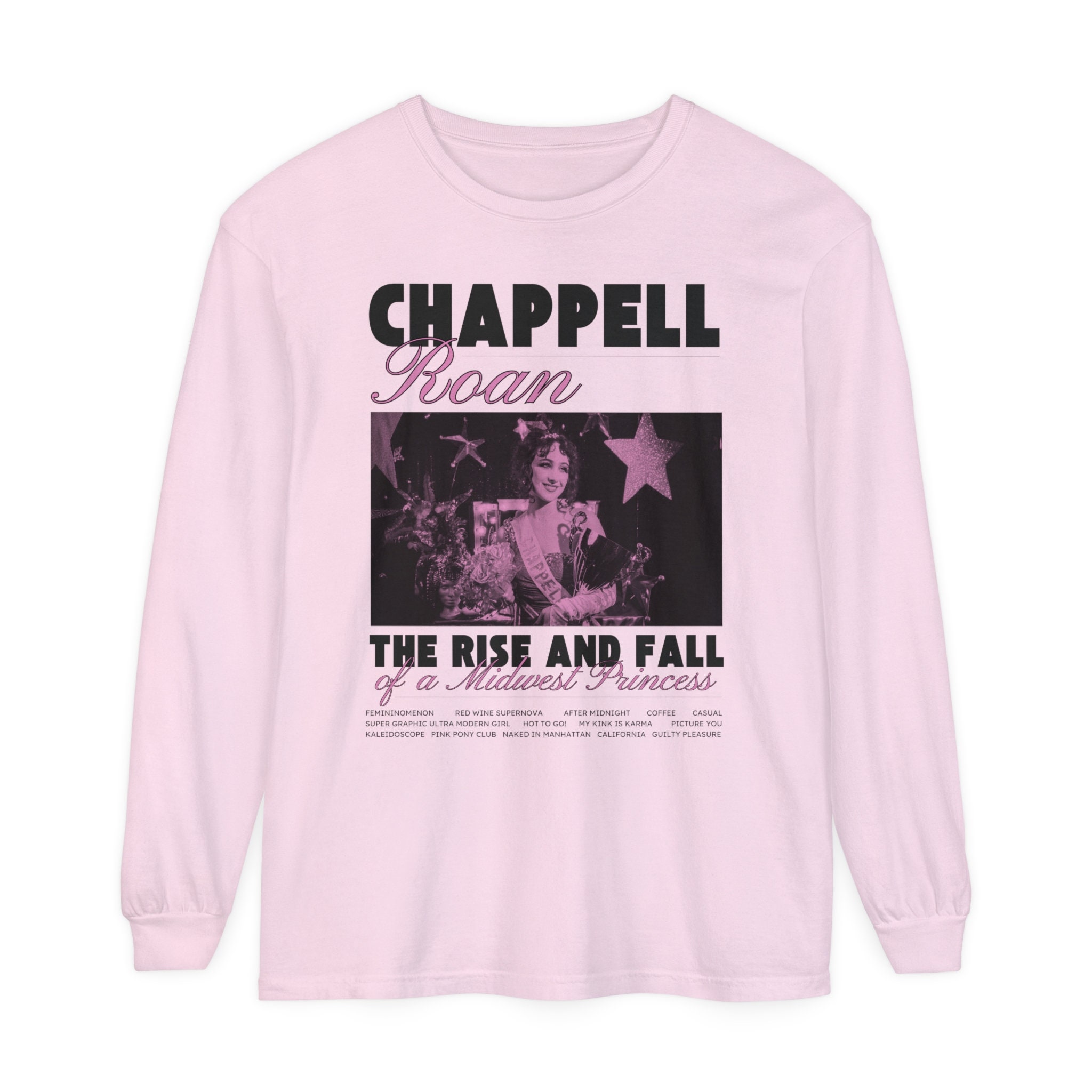 Chappell Roan Midwest Princess Comfort Colors Long Sleeve Shirt - Etsy