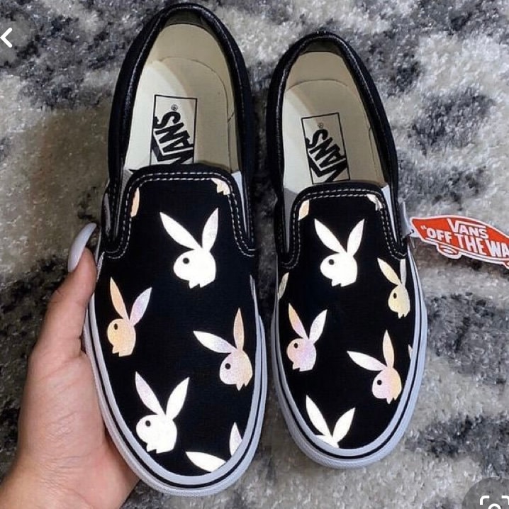 black bunny vans