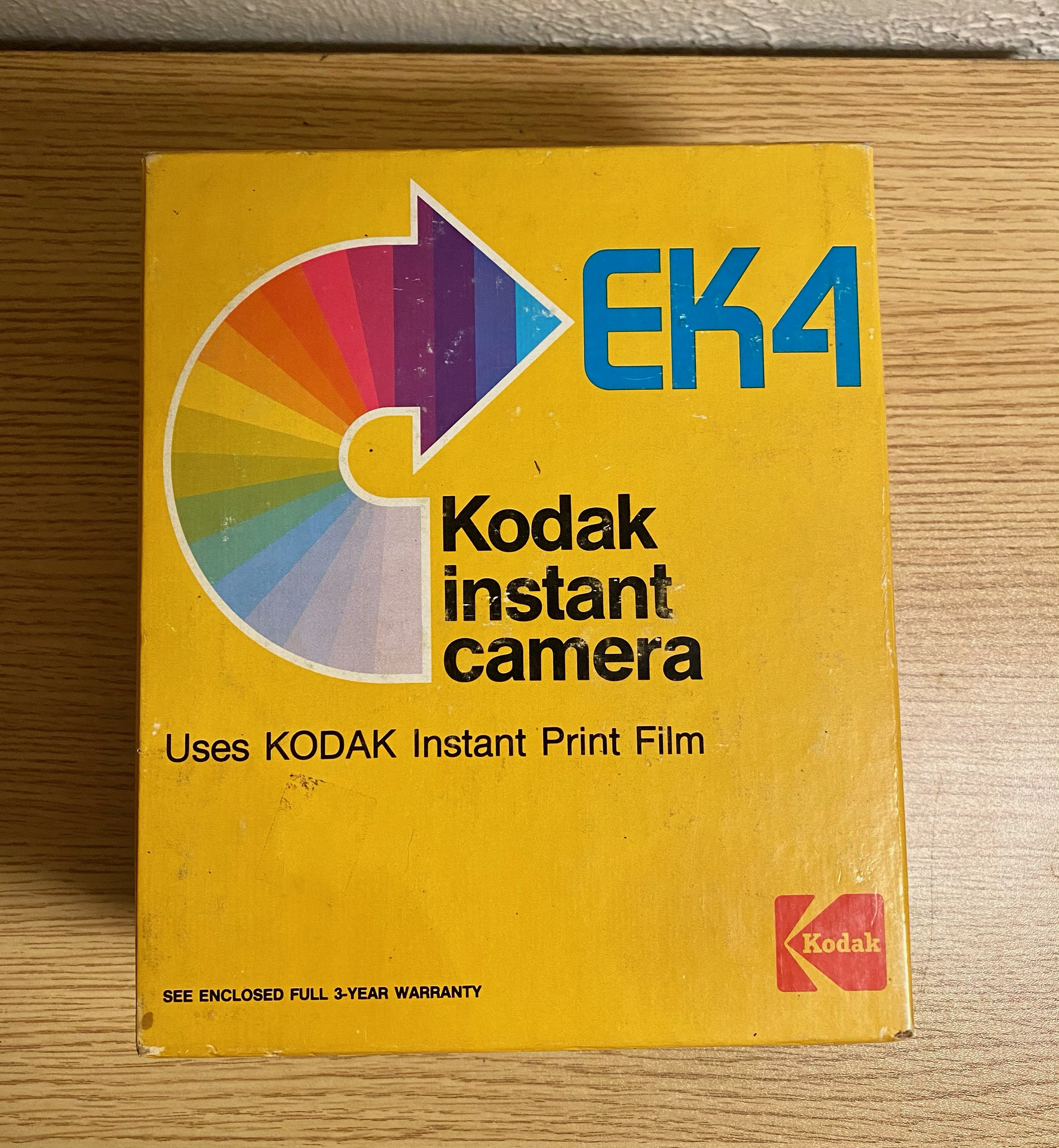 Vintage Kodak EK4 Instant Camera Original Box Excellent - Main Image
