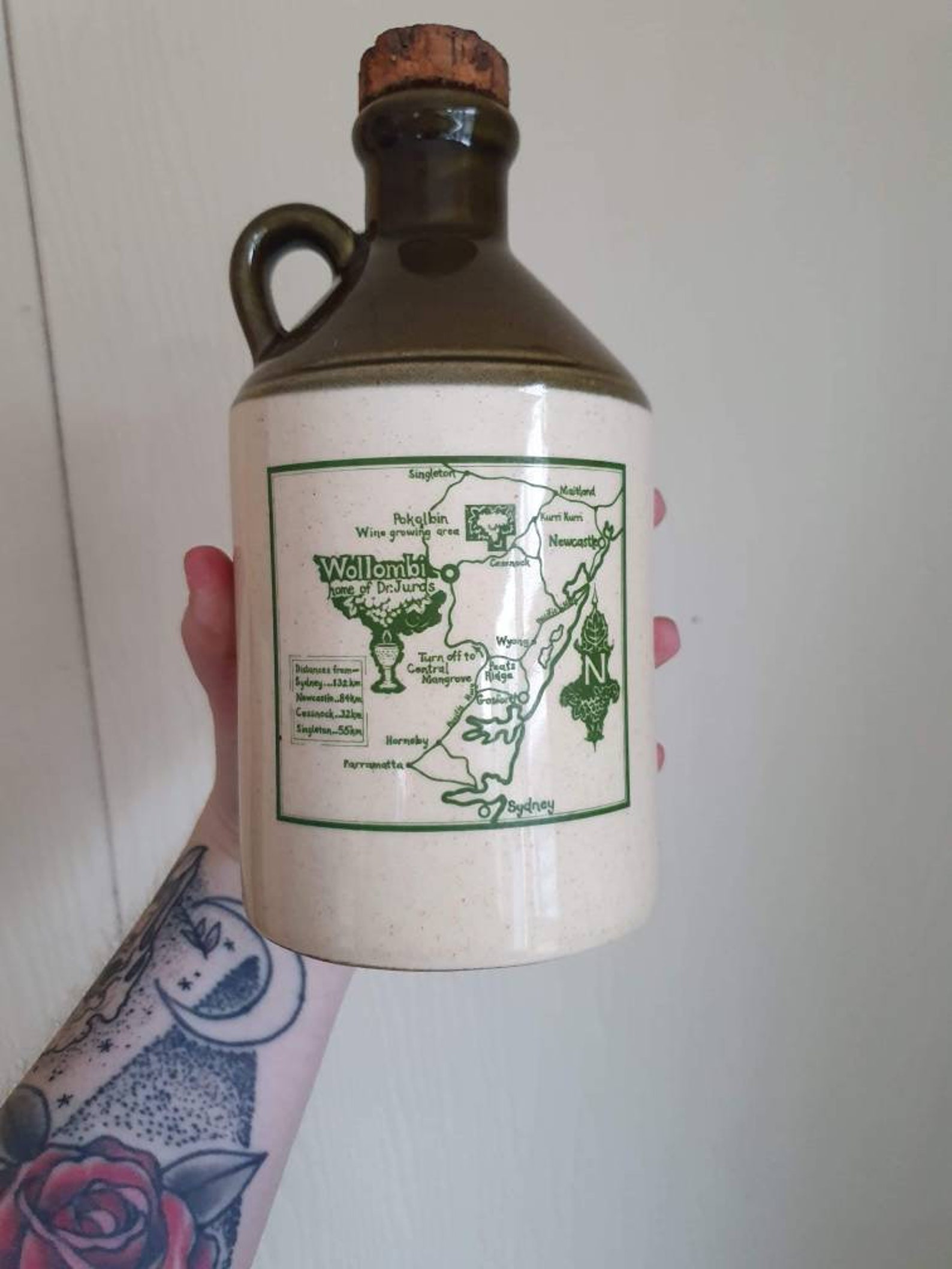 EMPTY Vintage Jungle Juice Jug Pottery Jug Dr Jurds Jungle Etsy