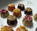 Fruity Flower mini cakes! 12 pack rabbit bunny /hamster/mice/gerbil treats 