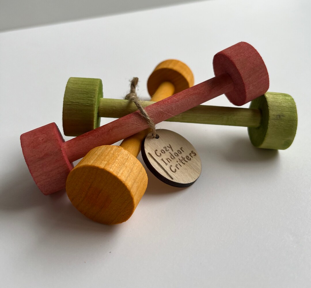 Organic Flavoured Barbells 3 Pack Rabbit/guinea Etsy