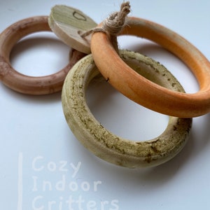 Flavoured rings - rabbit / Guinea pig chew toy