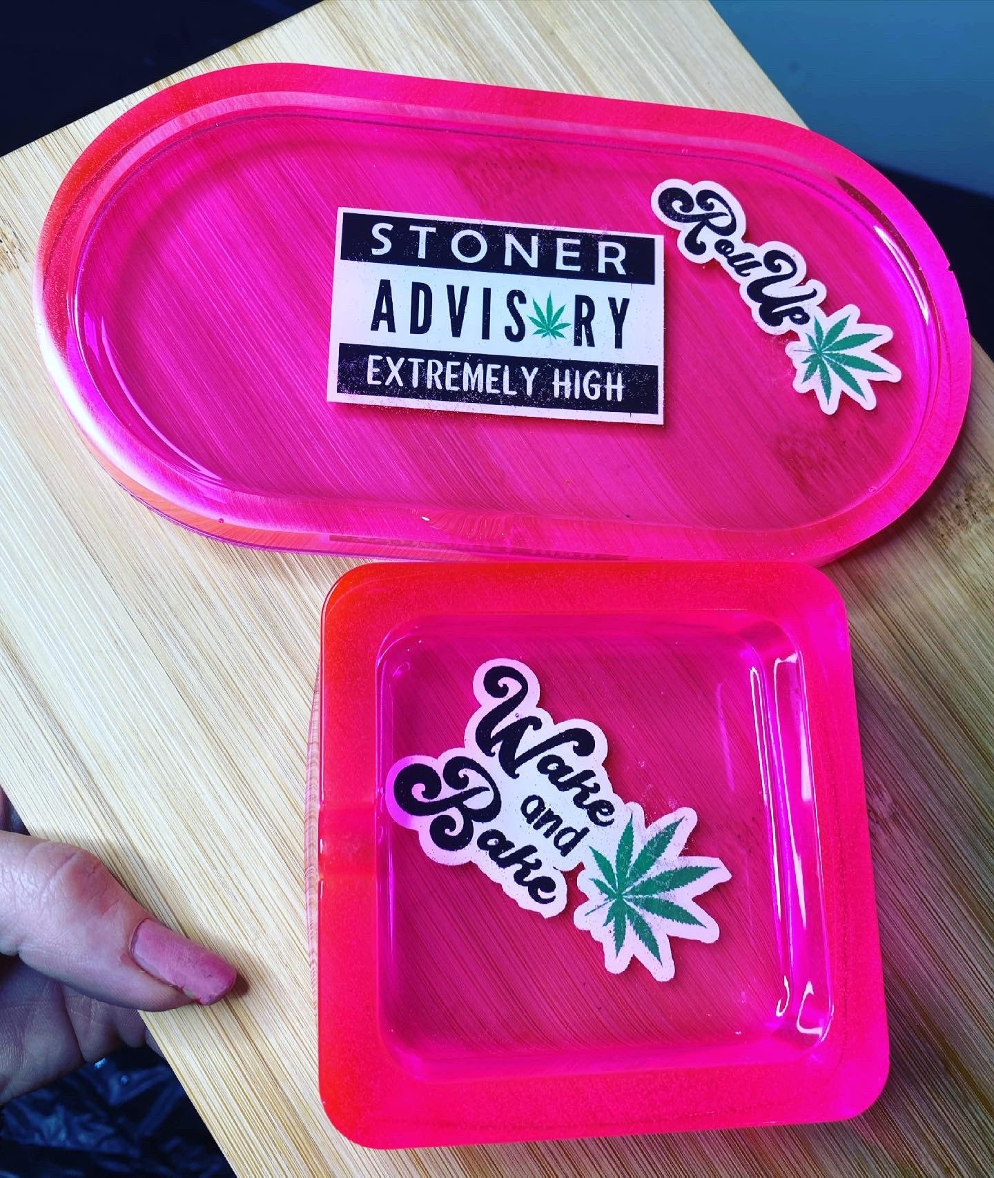 Ashtray and Rolling tray set Etsy