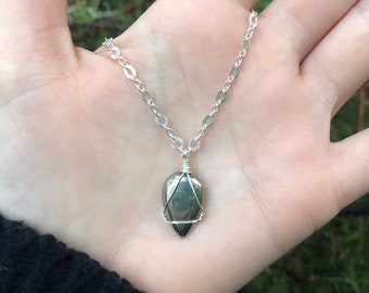 Pyrite Pendant in 925 Sterling Silver