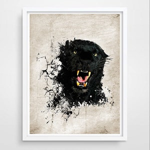 Illustration panther 30x40cm
