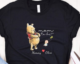 Custom Mom To be Shirt, Bear Shirt, Pregnancy Announcement, Gift for Expecting Mom, New Mom Gifts, Baby Shower Gift
