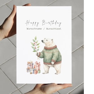 Tarjeta de cumpleaños divertida personalizada, tarjeta de agradecimiento, regalo de despedida, regalo para papá, regalo para mamá, regalo para compañero de trabajo, regalo de aniversario para coche con nombre, DinA6