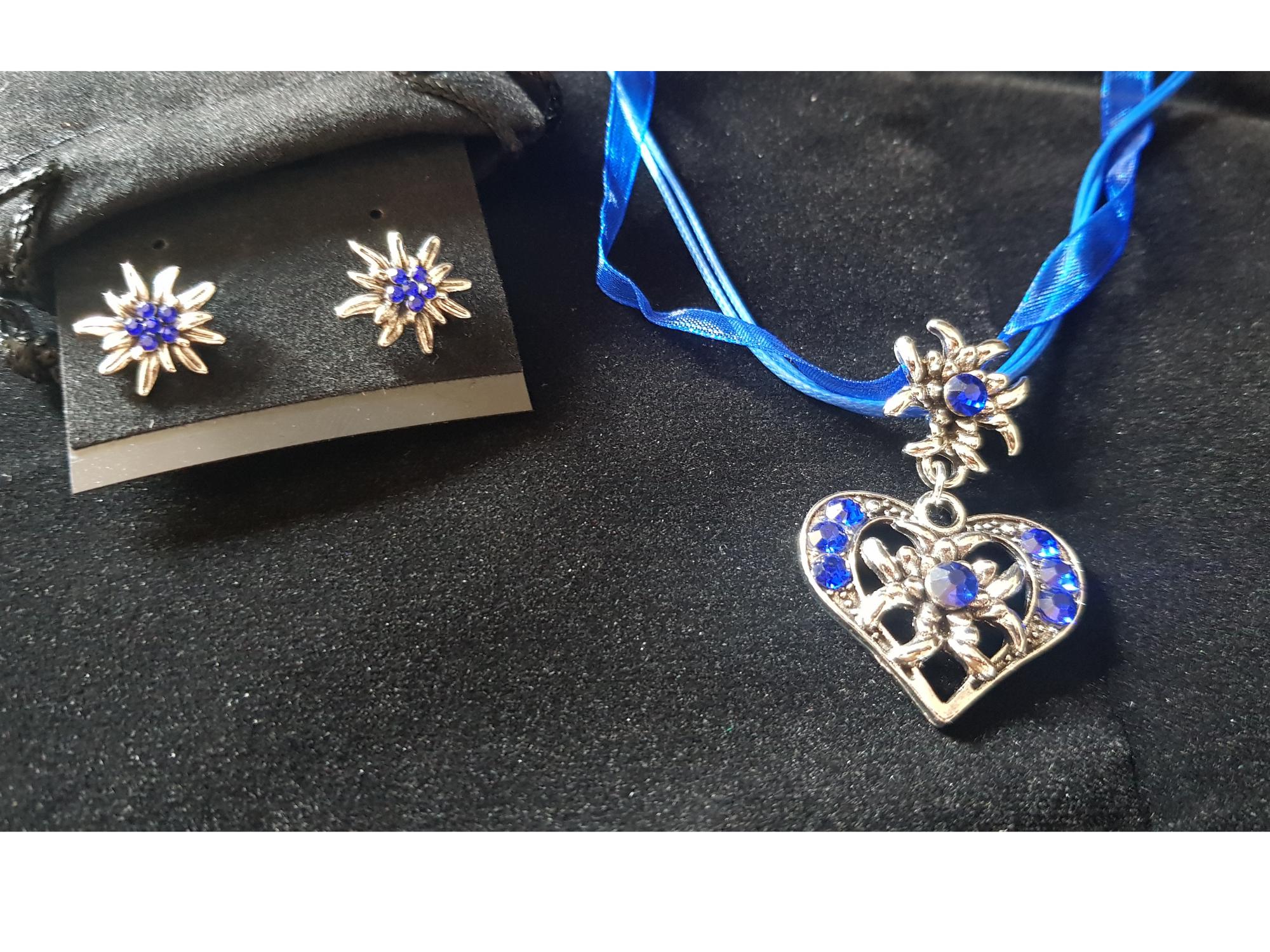 OHREN Set Di 3 Gioielli Tradizionali Bavarese Collana Con Ciondolo