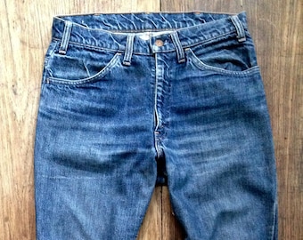 70s Vintage LEVI Bell Bottoms USA Made 646 W31 L30.5 Actual Size Measured/Taille Measurée W31-40Fr L30.5-77cm Good Condition! Early 70s